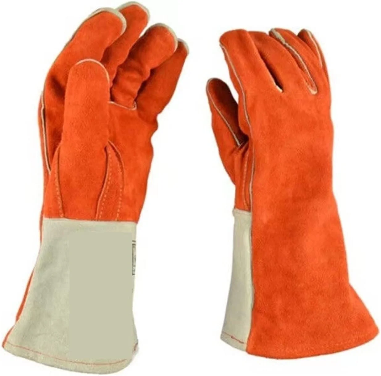 دستکش جوشکاری WANAM، دستکش جوشکاری چرمی ضخیم، دستکش ایمنی، مقاوم در برابر حرارت، بلند و ضخیم. (سایز: L) دستکش جوشکاری WANAM، دستکش جوشکاری چرمی ضخیم، دستکش ایمنی، مقاوم در برابر حرارت، بلند و ضخیم. (سایز: L)