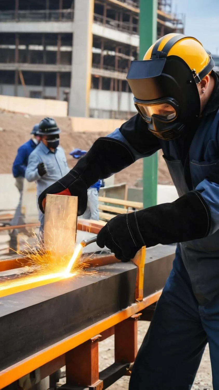 دستکش چرمی آهنگری جوشکاری مقاوم در برابر حرارت 45 سانتی متری، محافظت 350 درجه سانتیگراد برای کباب پز، گریل، شومینه، جوشکاری تیگ/میگ، استفاده اجاق گاز - نگهدارنده قابلمه بادوام، ایمن برای کار با حیوانات (مشکی) دستکش چرمی آهنگری جوشکاری مقاوم در برابر حرارت 45 سانتی متری، محافظت 350 درجه سانتیگراد برای کباب پز، گریل، شومینه، جوشکاری تیگ/میگ، استفاده اجاق گاز - نگهدارنده قابلمه بادوام، ایمن برای کار با حیوانات (مشکی)