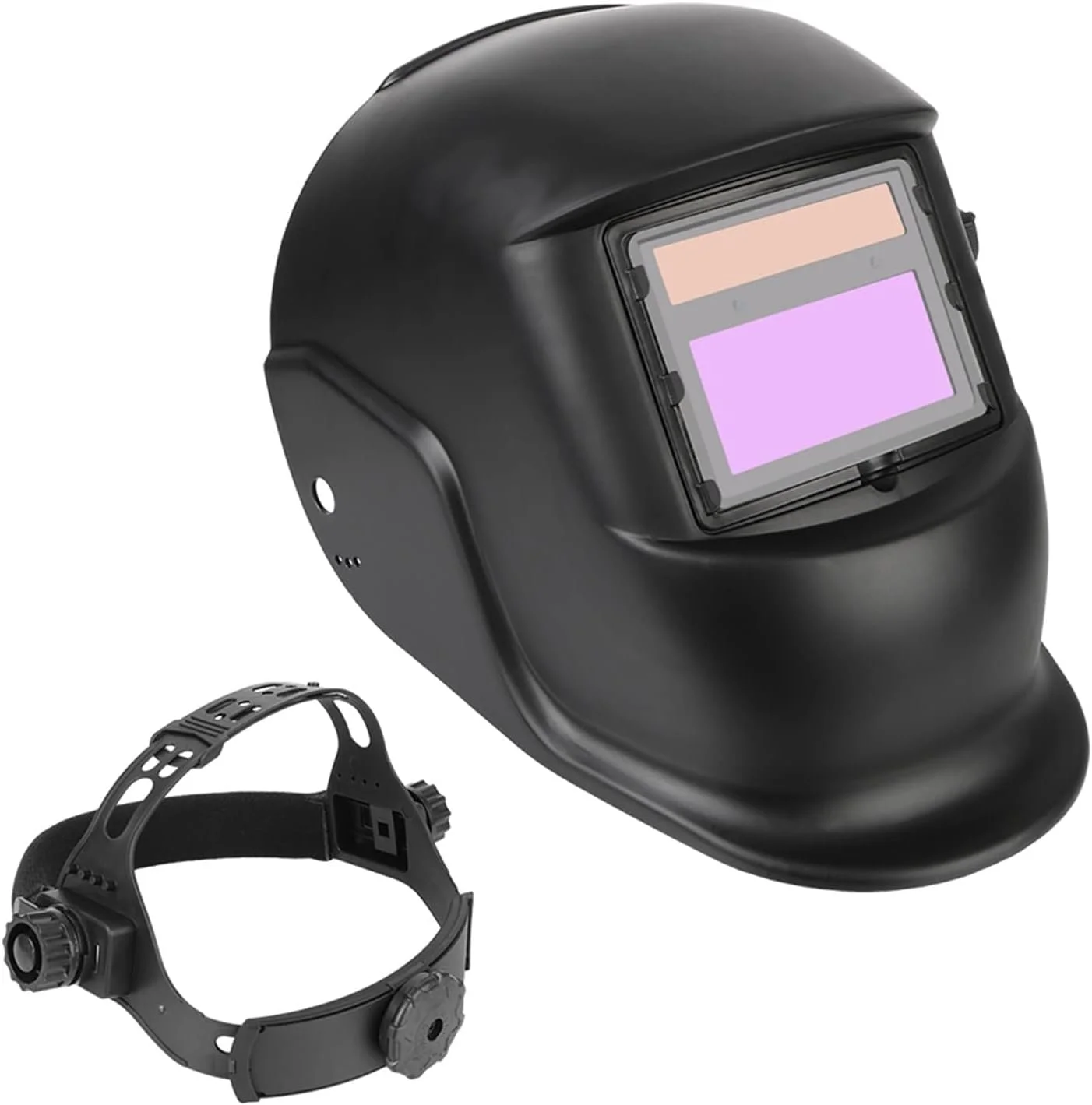 ماسک جوشکاری ARGUESB با لنز دید بزرگ رنگ واقعی برای جوشکاری قوس الکتریکی، سنگ زنی، برش، ماسک جوشکاری با انرژی خورشیدی، ماسک جوشکار با قابلیت تیره شدن خودکار