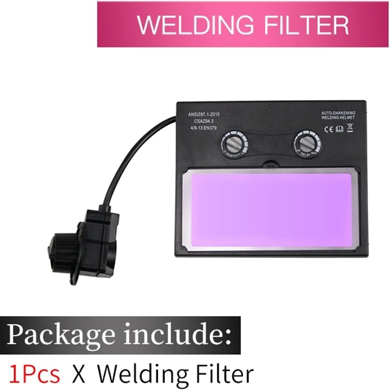 ماسک جوشکاری SIMBAE با باتری لیتیومی/نور خورشیدی، ماسک/کلاه ایمنی جوشکاری اتوماتیک تیره شونده برای دستگاه جوشکاری