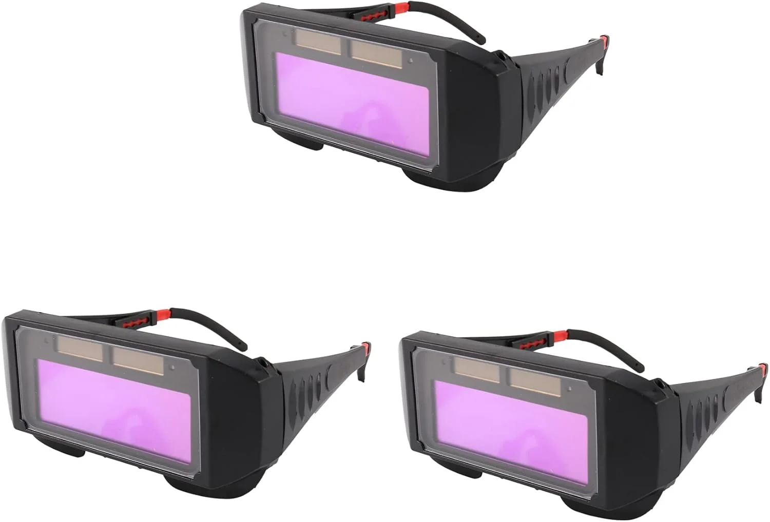 عینک جوشکاری فتو الکتریک اتوماتیک 3X با انرژی خورشیدی و ماسک جوشکاری با قابلیت تیره شدن خودکار