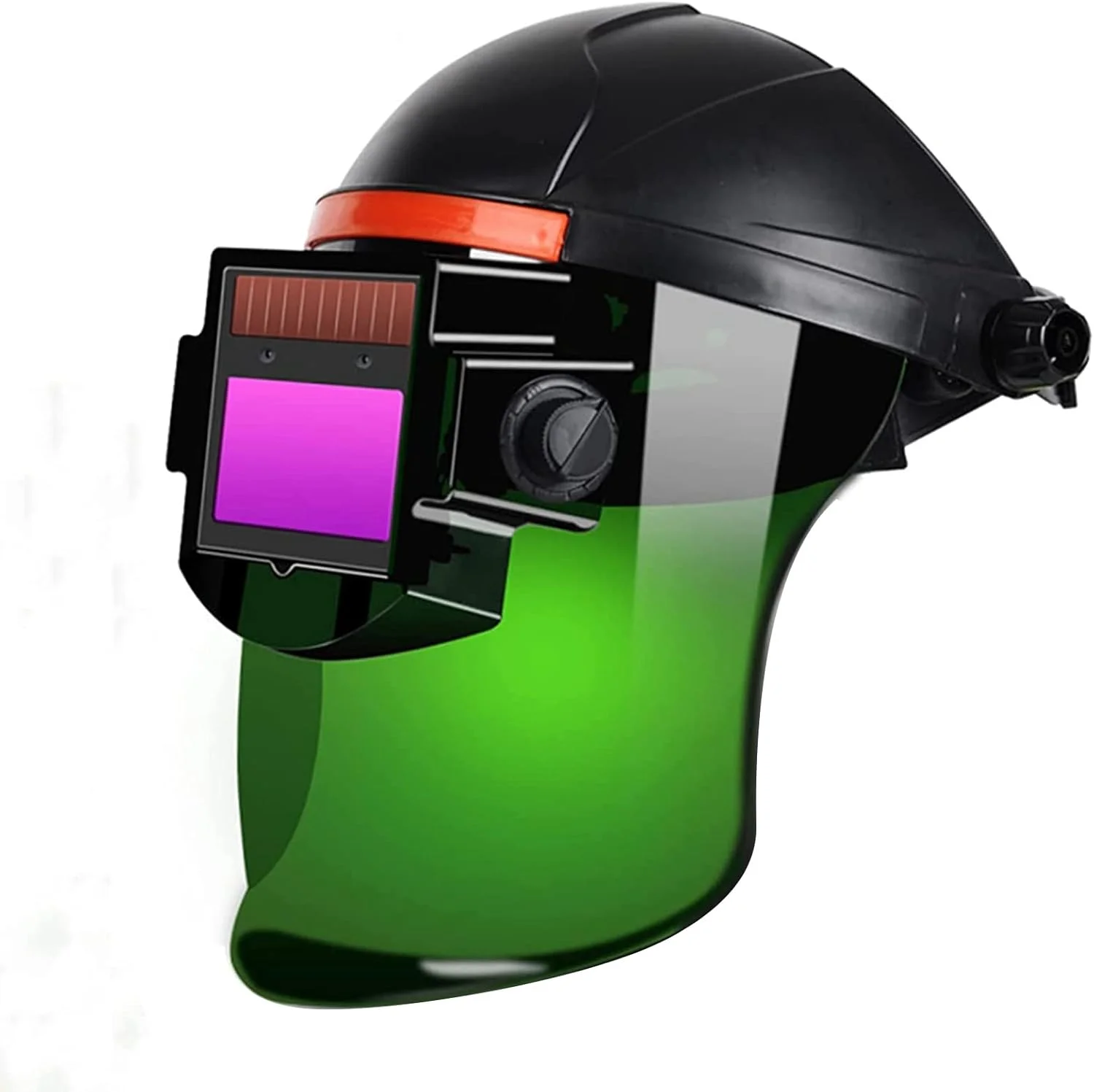 ماسک جوشکاری اتوماتیک با انرژی خورشیدی، ماسک محافظ جوشکاری الکتریکی برای جوشکاری تیگ و قوس (قابل تنظیم)