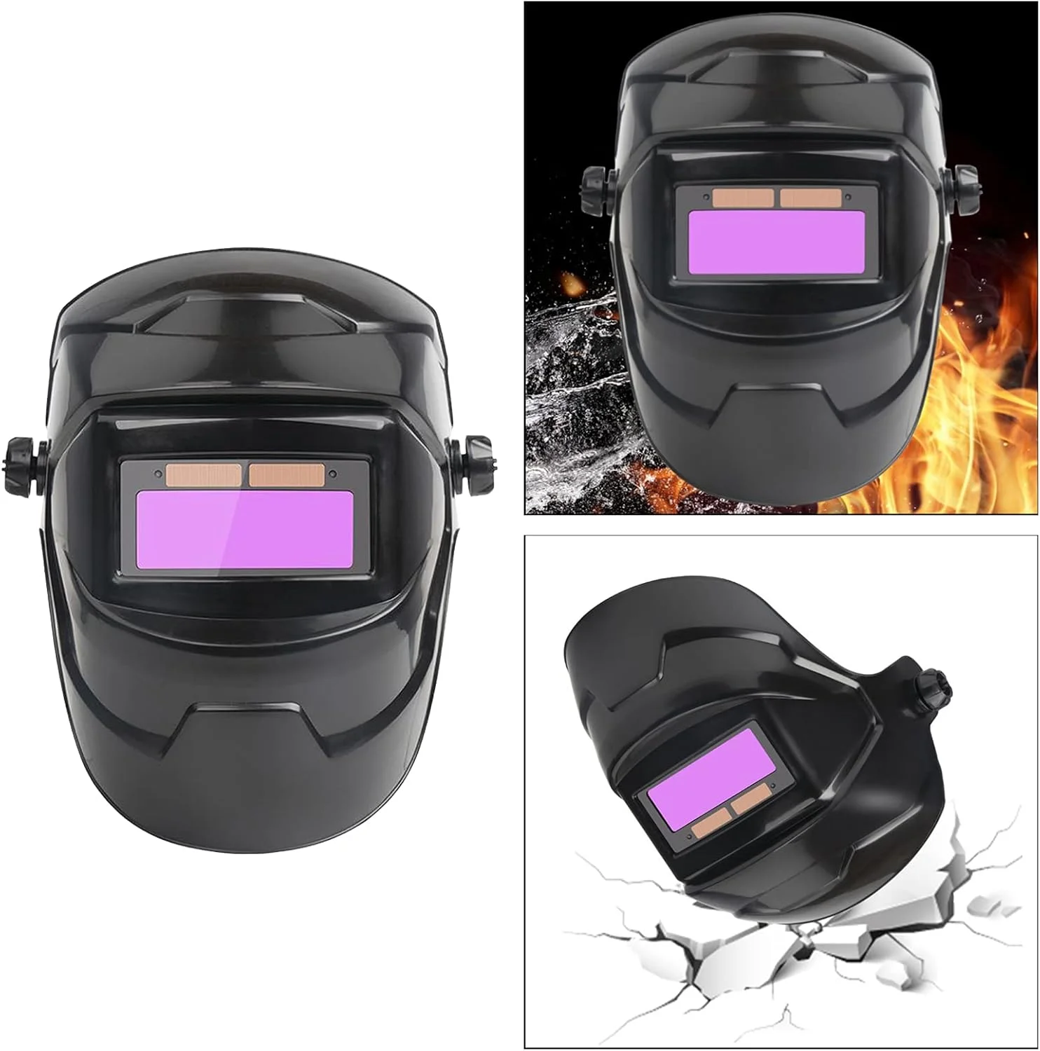 ماسک جوشکاری کلاه ایمنی جوشکاری محافظ چشم و صورت جوشکار اتوماتیک تیره شونده