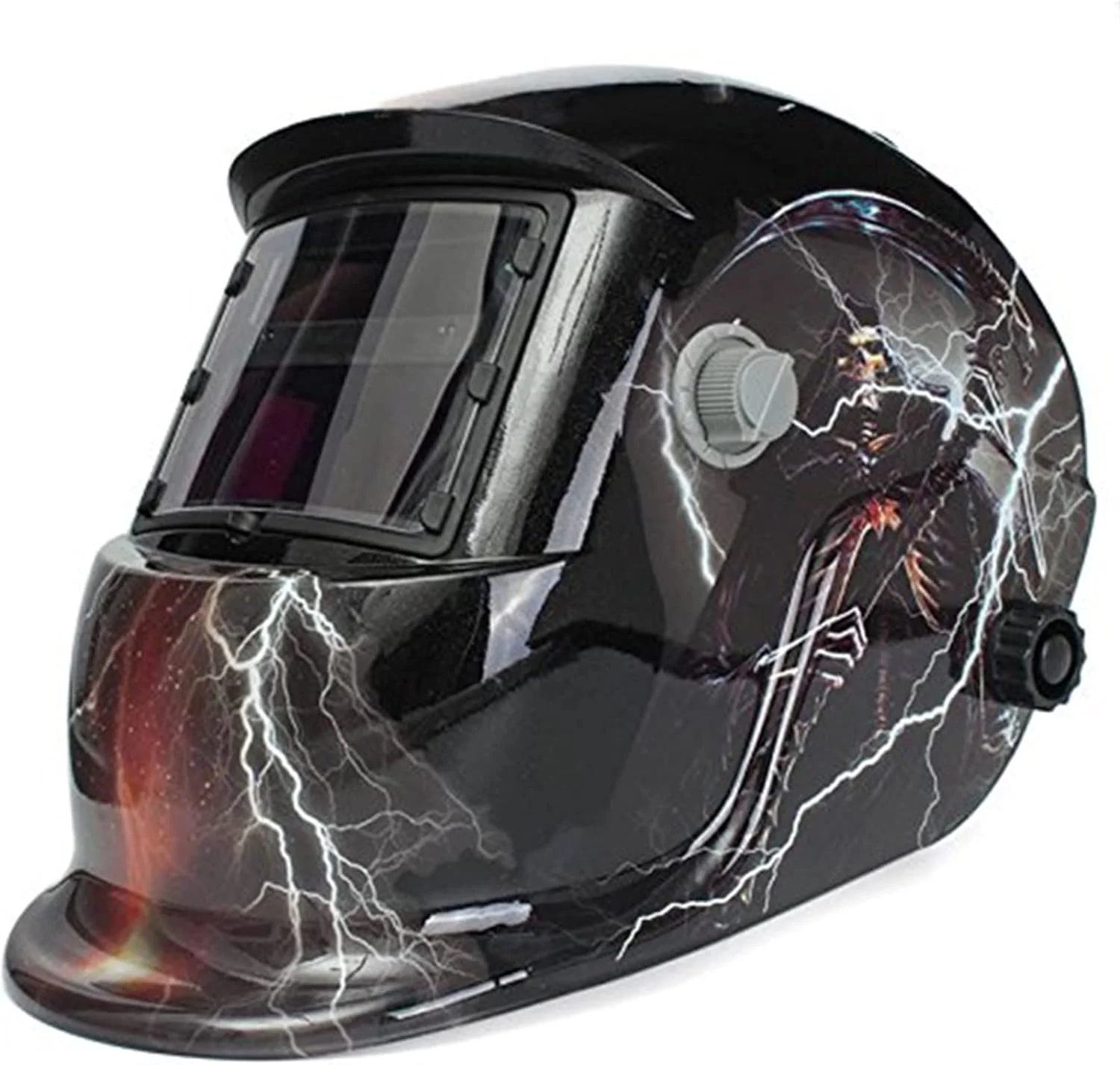 ماسک جوشکاری ARGUESB تبلیغاتی رعد و برق ماسک جوشکاری اتوماتیک با انرژی خورشیدی