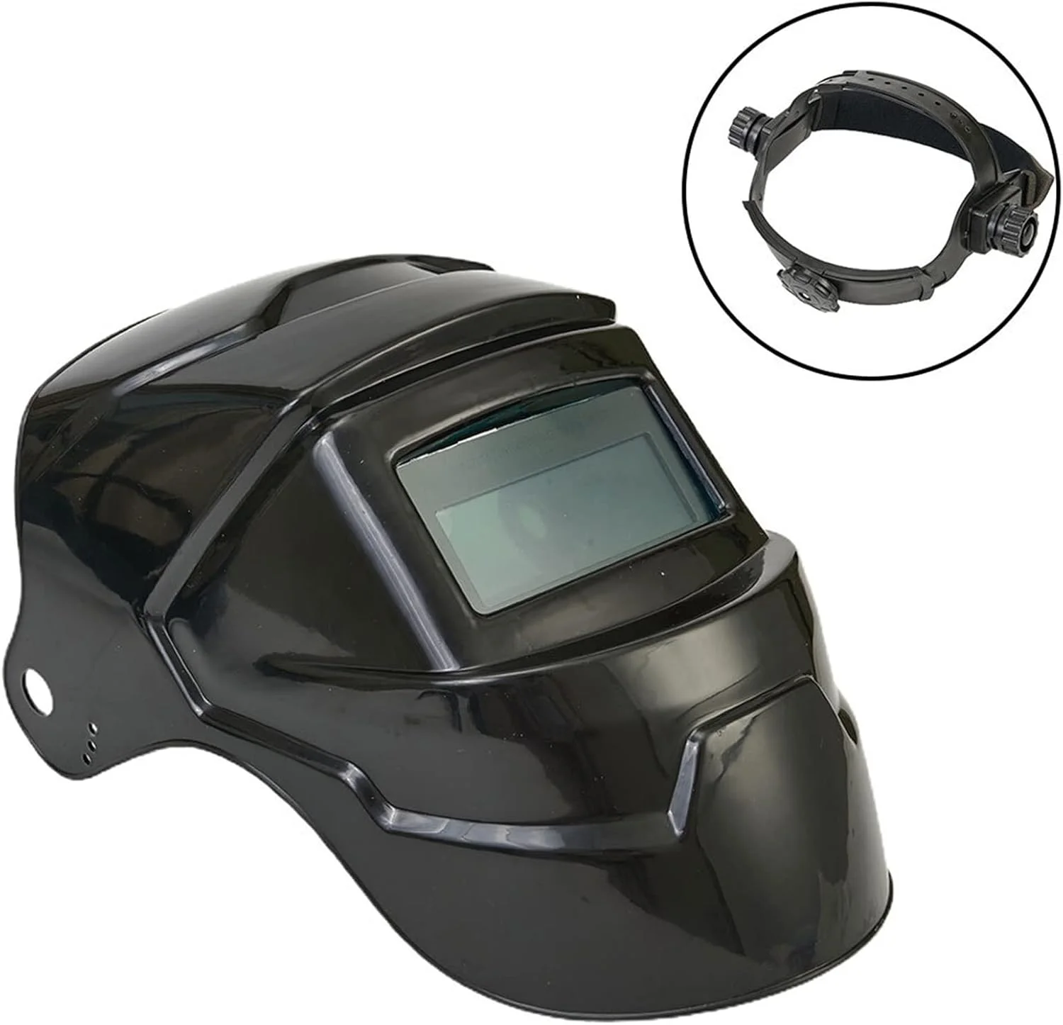 ماسک جوشکاری ARGUESB مشکی 28 * 20 سانتی متر، ماسک جوشکاری اتوماتیک تیره شونده خورشیدی