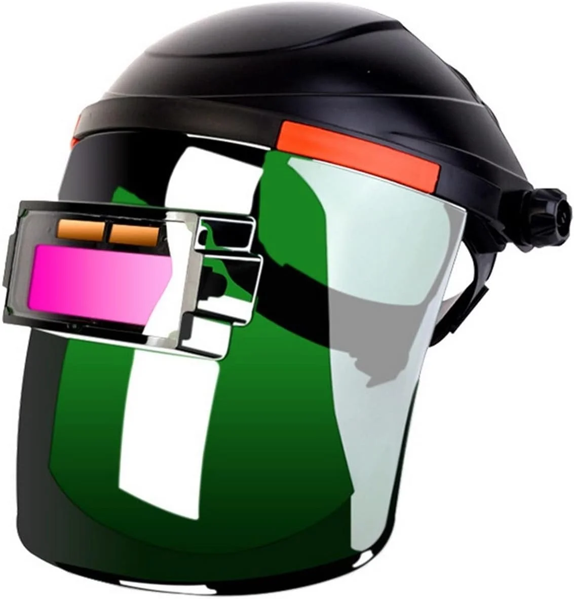 کلاه جوشکاری SIMBAE، ماسک جوشکاری برقی، کلاه ایمنی با قابلیت تیره شدن خودکار با انرژی خورشیدی، لنز محافظ جوشکاری تاشو برای ابزار ماسک کلاه ایمنی دستگاه جوشکاری