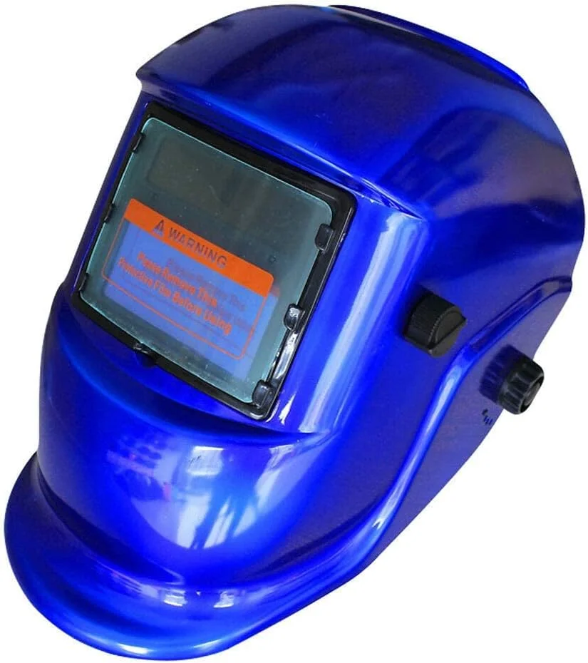 ماسک جوشکاری اتوماتیک با انرژی خورشیدی برای جوشکاری تیگ، میگ و آرک، ماسک جوشکاری و سنگ زنی آبی