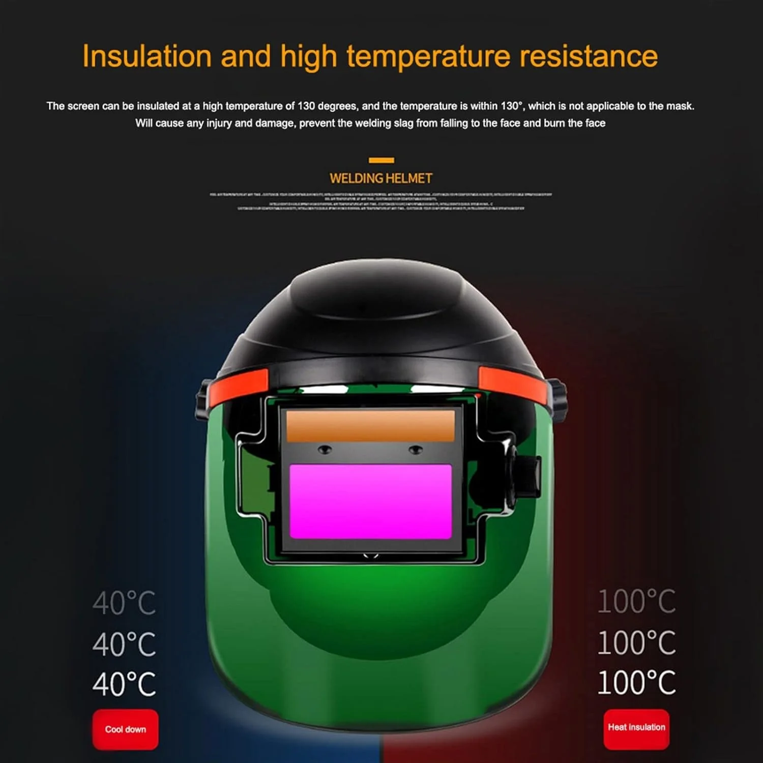 کلاه جوشکاری SIMBAE، ماسک جوشکاری برقی، کلاه ایمنی با قابلیت تیره شدن خودکار با انرژی خورشیدی، لنز محافظ جوشکاری تاشو برای ابزار ماسک کلاه ایمنی دستگاه جوشکاری