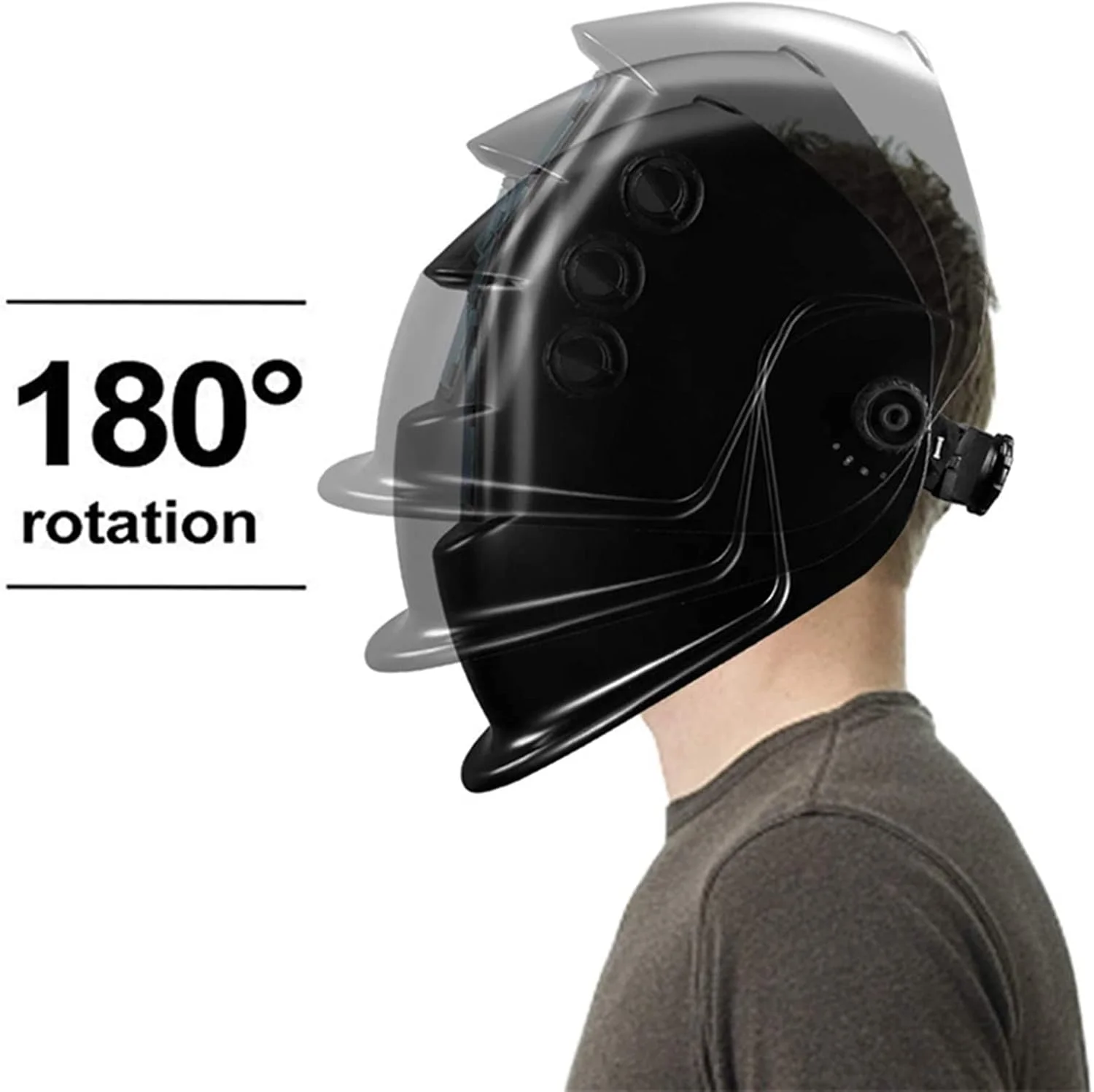 ماسک جوشکاری SIMBAE کلاه ایمنی جوشکاری اتوماتیک خورشیدی ماسک جوشکاری کلاه جوشکاری آرگون محافظ جوشکاری کلاه ایمنی نیمه مارپیچی تخت