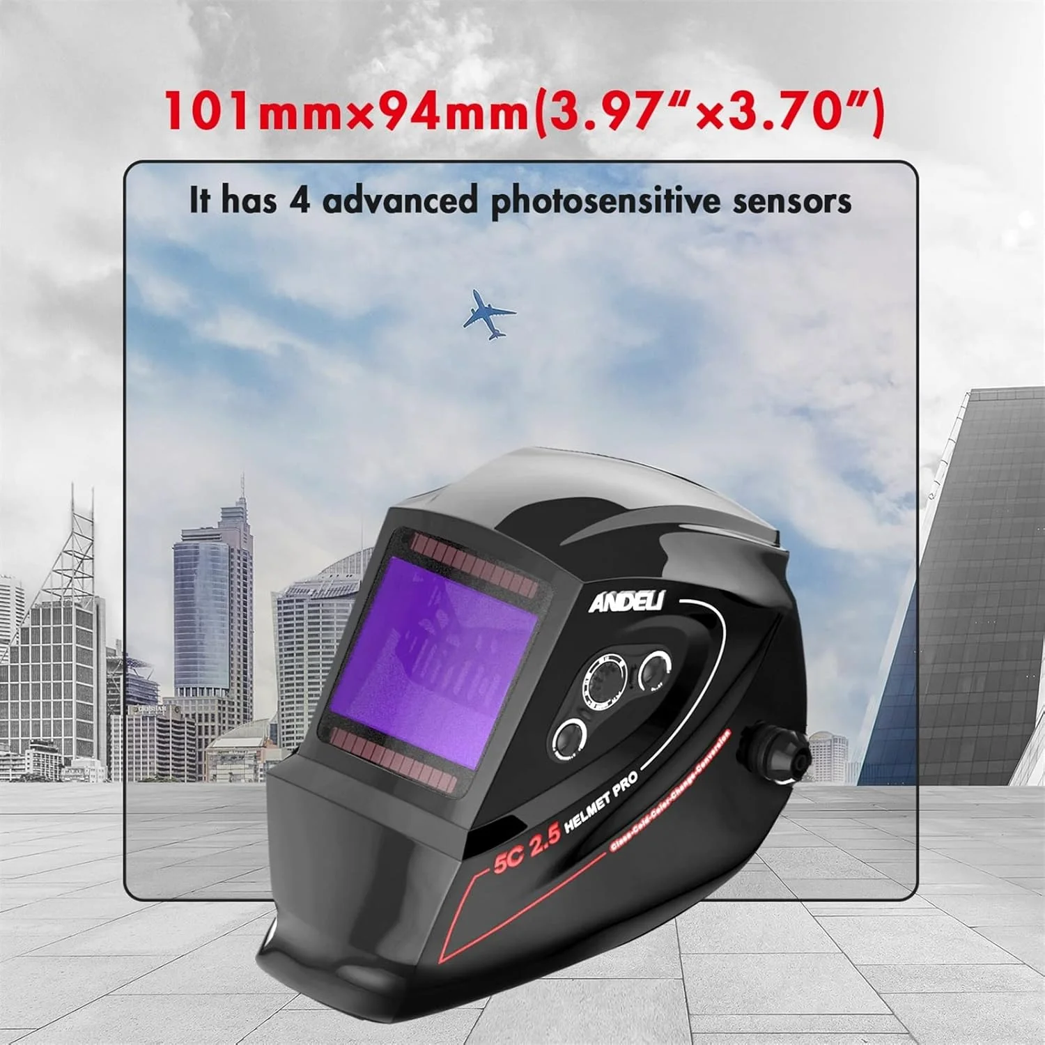 ماسک جوشکاری اتوماتیک تیره شونده SIMBAE ماسک/کلاه/لنز جوشکاری برای دستگاه جوشکاری