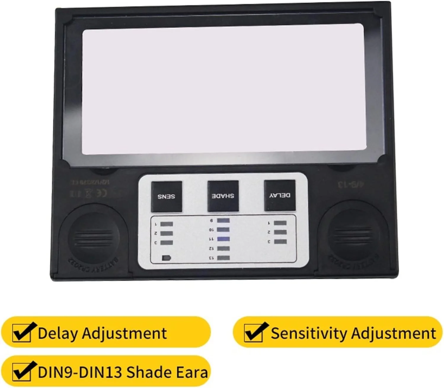 ماسک جوشکاری NNHGBB با باتری خورشیدی LI، ماسک/کلاه ایمنی/کلاه جوشکاری با تیره شدن اتوماتیک برای دستگاه جوشکاری (رنگ: Hortel)