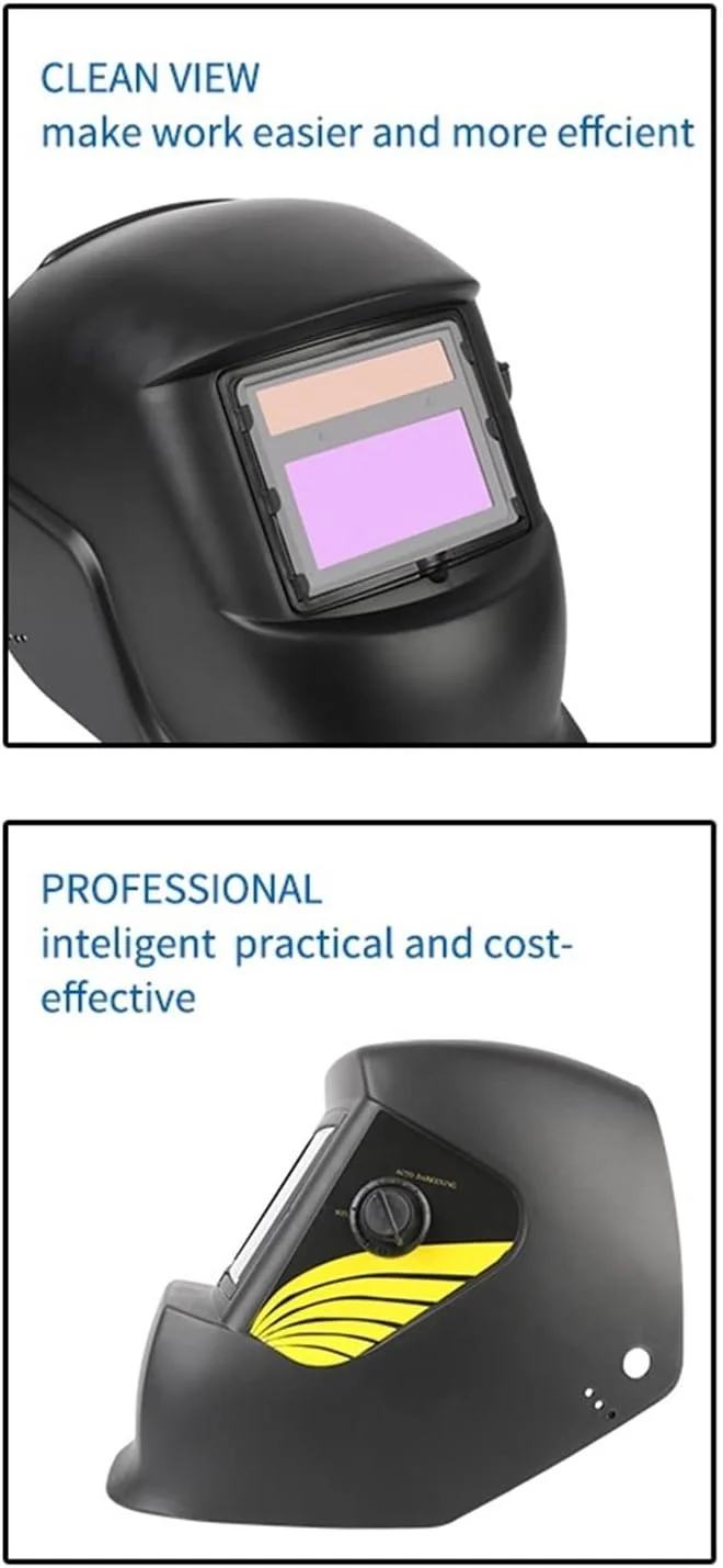 ماسک جوشکاری SIMBAE برای جوشکاری قوس الکتریکی، سنگ زنی، برش، ماسک جوشکار با انرژی خورشیدی، ماسک جوشکاری با تیره شدن خودکار، ماسک جوشکاری با لنز رنگ واقعی، دید بزرگ ماسک جوشکاری SIMBAE برای جوشکاری قوس الکتریکی، سنگ زنی، برش، ماسک جوشکار با انرژی خورشیدی، ماسک جوشکاری با تیره شدن خودکار، ماسک جوشکاری با لنز رنگ واقعی، دید بزرگ