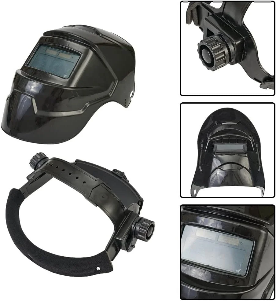 ماسک جوشکاری اتوماتیک تیره شونده برای جوشکاری قوس الکتریکی و سنگ زنی ماسک جوشکاری اتوماتیک تیره شونده برای جوشکاری قوس الکتریکی و سنگ زنی