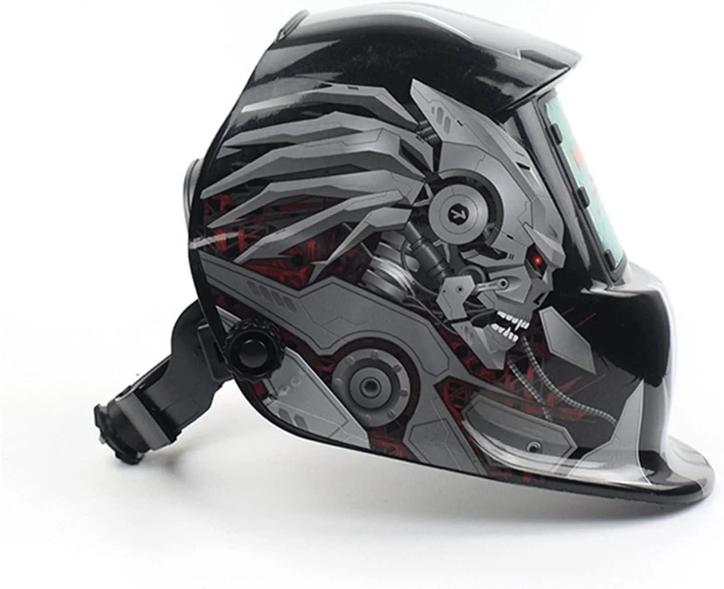 کلاه جوشکاری SIMBAE با انرژی خورشیدی و تیره شونده خودکار، ماسک جوشکاری حرفه ای با محدوده سایه گسترده و ناحیه دید بزرگ