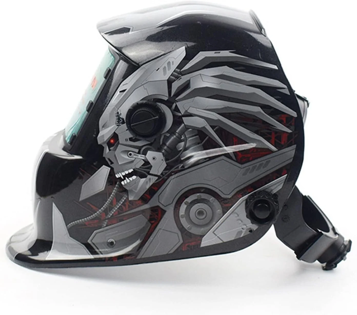 کلاه جوشکاری SIMBAE با انرژی خورشیدی و تیره شونده خودکار، ماسک جوشکاری حرفه ای با محدوده سایه گسترده و ناحیه دید بزرگ