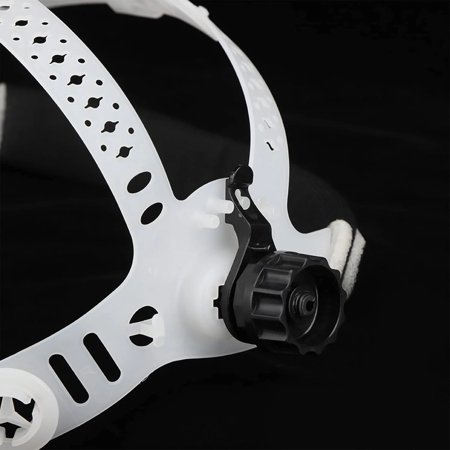 هدبند جایگزین Jectse، ماسک جوشکاری، هدبند قابل تنظیم برای لوازم جانبی کلاه ایمنی جوشکاری تیره شونده خودکار خورشیدی، سیاه و سفید (سفید)