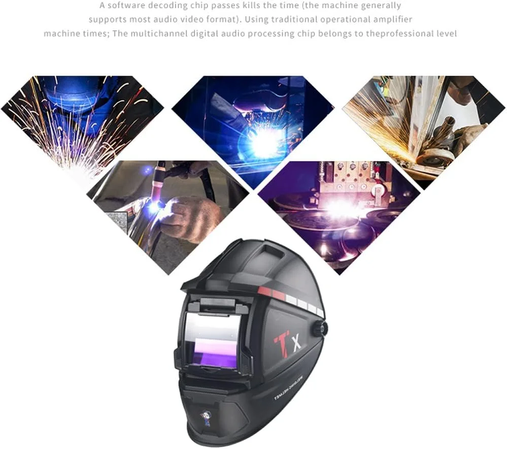 کلاه جوشکاری برقی OUNA، ماسک جوشکاری با قابلیت تیره شدن اتوماتیک با انرژی خورشیدی، کلاه ایمنی جوشکاری نصب شده روی سر، ماسک جوشکاری قوس آرگون، ماسک محافظ جوشکاری