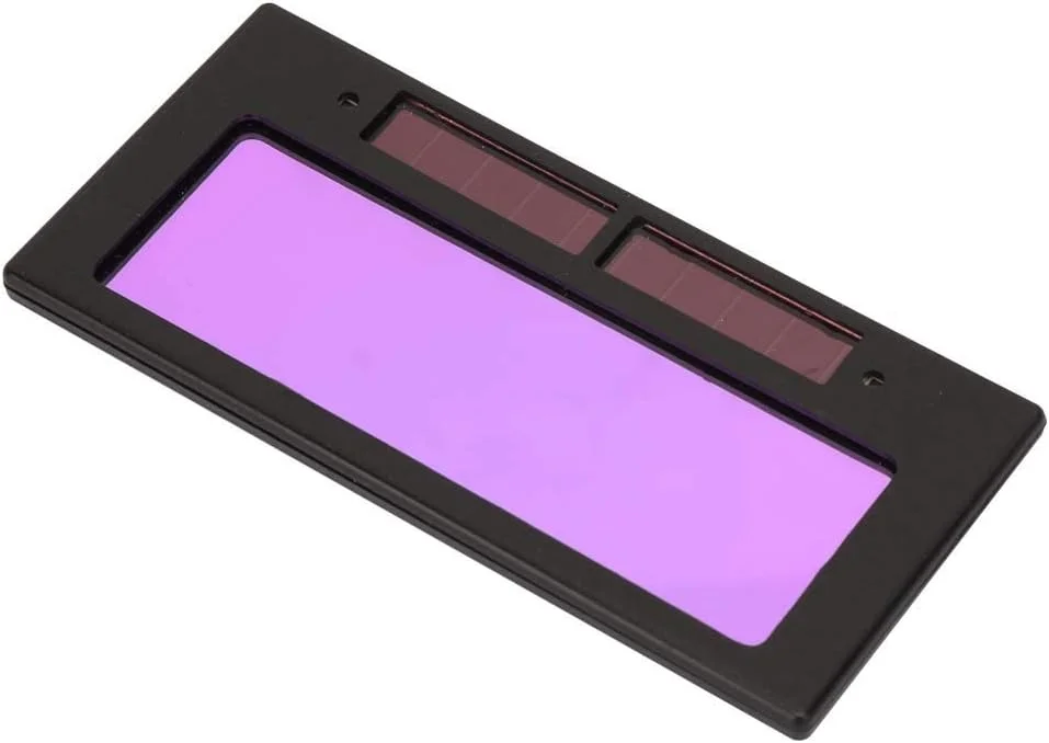 Welding Mask Auto Darkening Lens, 60mAh Solar Panel Welding Helmet Lens, LCD Welding Mask Lens for All Standard Welding Helmet Window Openings