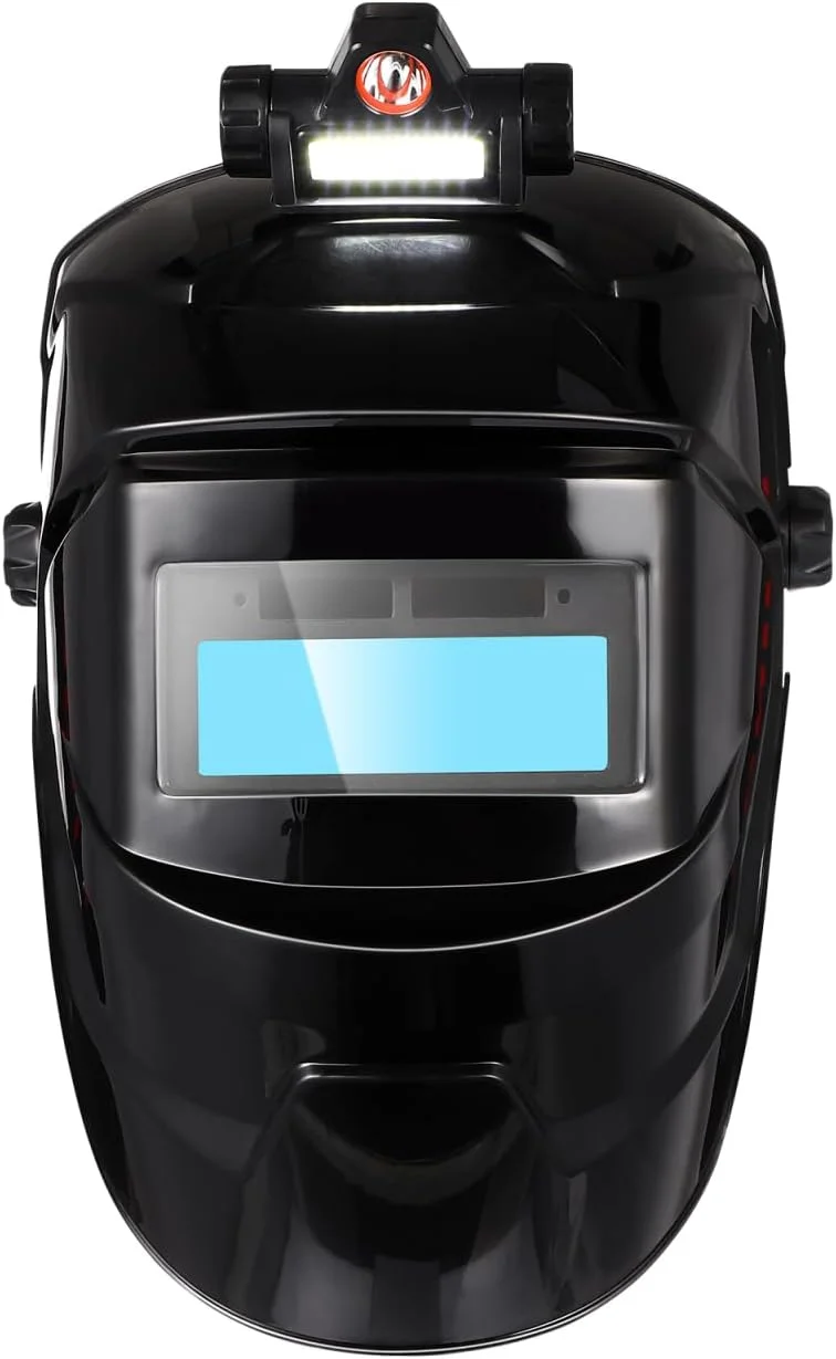 ماسک جوشکاری اتوماتیک تیره شونده Healifty، کلاه ماسک جوشکاری سرهمی با لنز برای جوشکار برقی