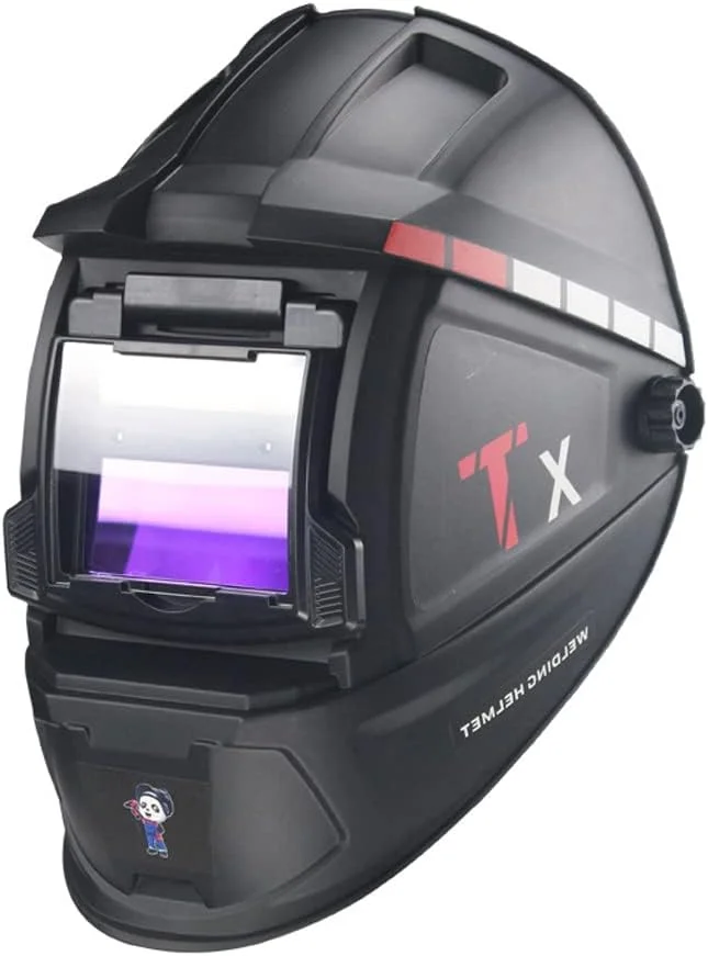 کلاه جوشکاری برقی OUNA، ماسک جوشکاری با قابلیت تیره شدن اتوماتیک با انرژی خورشیدی، کلاه ایمنی جوشکاری نصب شده روی سر، ماسک جوشکاری آرگون، ماسک محافظ جوشکاری