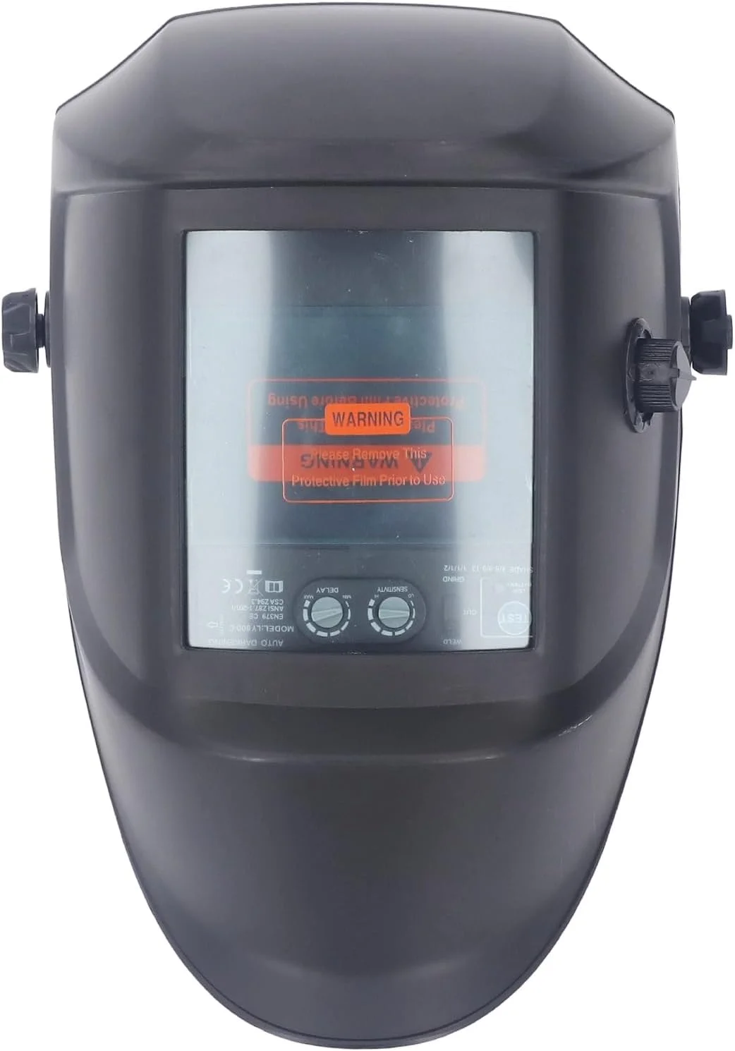 ماسک جوشکاری اتوماتیک تیره شونده Fyearfly، صفحه نمایش بزرگ 100x67 میلی متر، 4 سنسور، ماسک جوشکاری انرژی خورشیدی قابل تنظیم در فضای باز، کلاه جوشکاری