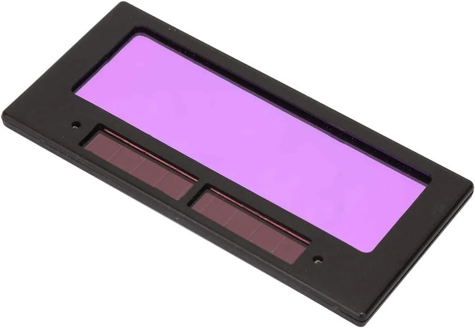 Welding Mask Auto Darkening Lens, 60mAh Solar Panel Welding Helmet Lens, LCD Welding Mask Lens for All Standard Welding Helmet Window Openings