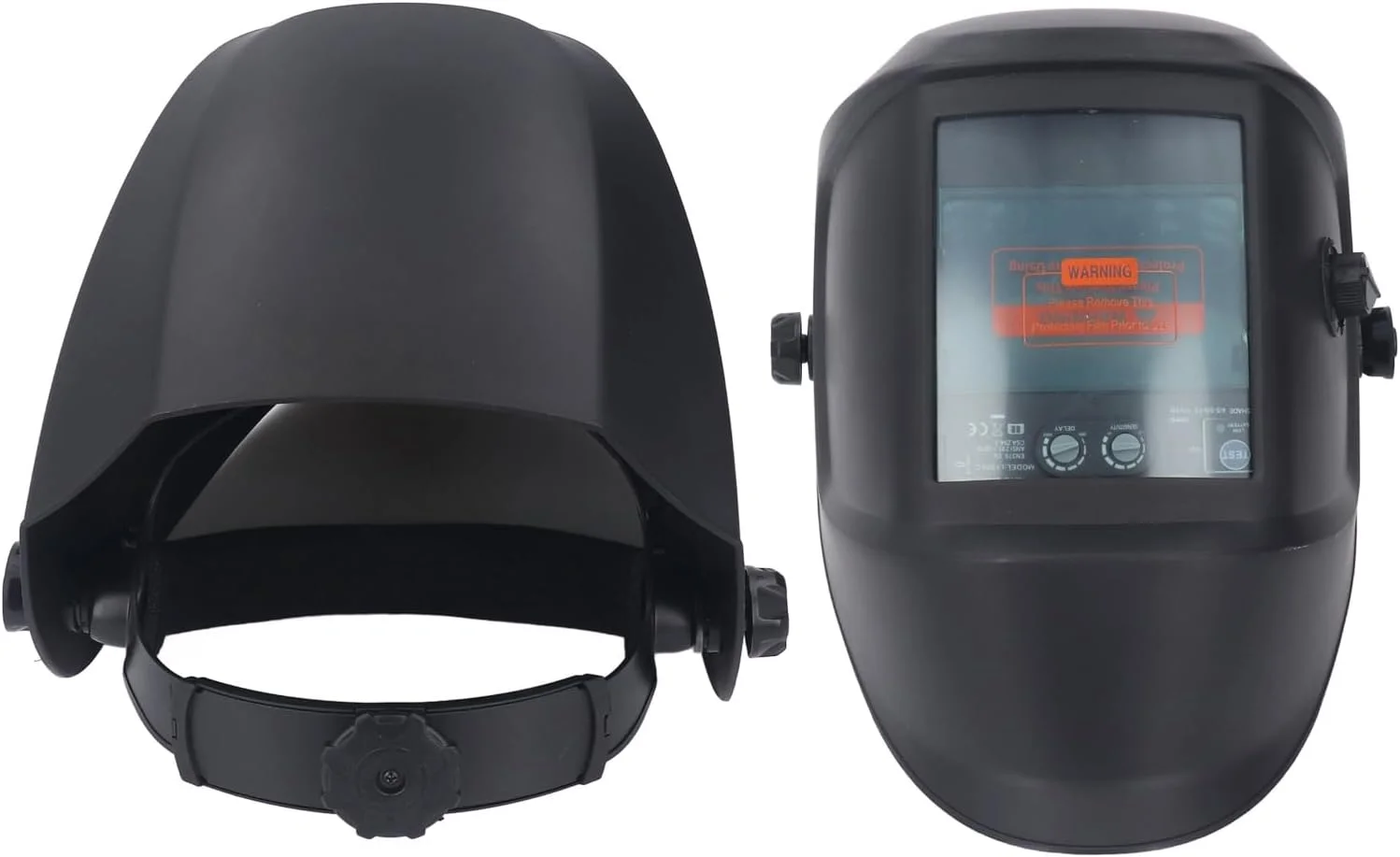 ماسک جوشکاری اتوماتیک تیره شونده Fyearfly، صفحه نمایش بزرگ 100x67 میلی متر، 4 سنسور، ماسک جوشکاری انرژی خورشیدی قابل تنظیم در فضای باز، کلاه جوشکاری