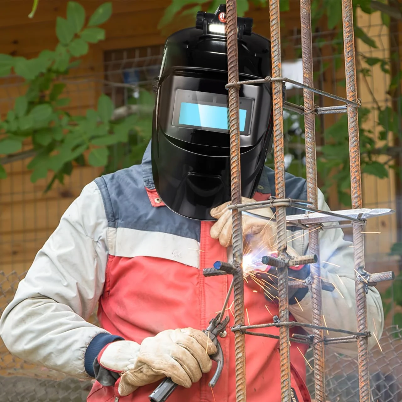 ماسک جوشکاری اتوماتیک تیره شونده Healifty، کلاه ماسک جوشکاری سرهمی با لنز برای جوشکار برقی ماسک جوشکاری اتوماتیک تیره شونده Healifty، کلاه ماسک جوشکاری سرهمی با لنز برای جوشکار برقی