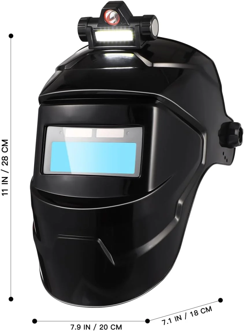 ماسک جوشکاری اتوماتیک تیره شونده Healifty، کلاه ماسک جوشکاری سرهمی با لنز برای جوشکار برقی ماسک جوشکاری اتوماتیک تیره شونده Healifty، کلاه ماسک جوشکاری سرهمی با لنز برای جوشکار برقی