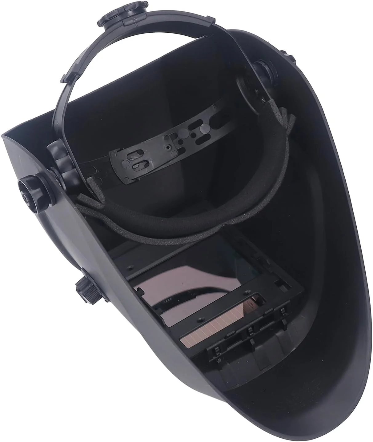 ماسک جوشکاری اتوماتیک تیره شونده Fyearfly، صفحه نمایش بزرگ 100x67 میلی متر، 4 سنسور، ماسک جوشکاری انرژی خورشیدی قابل تنظیم در فضای باز، کلاه جوشکاری