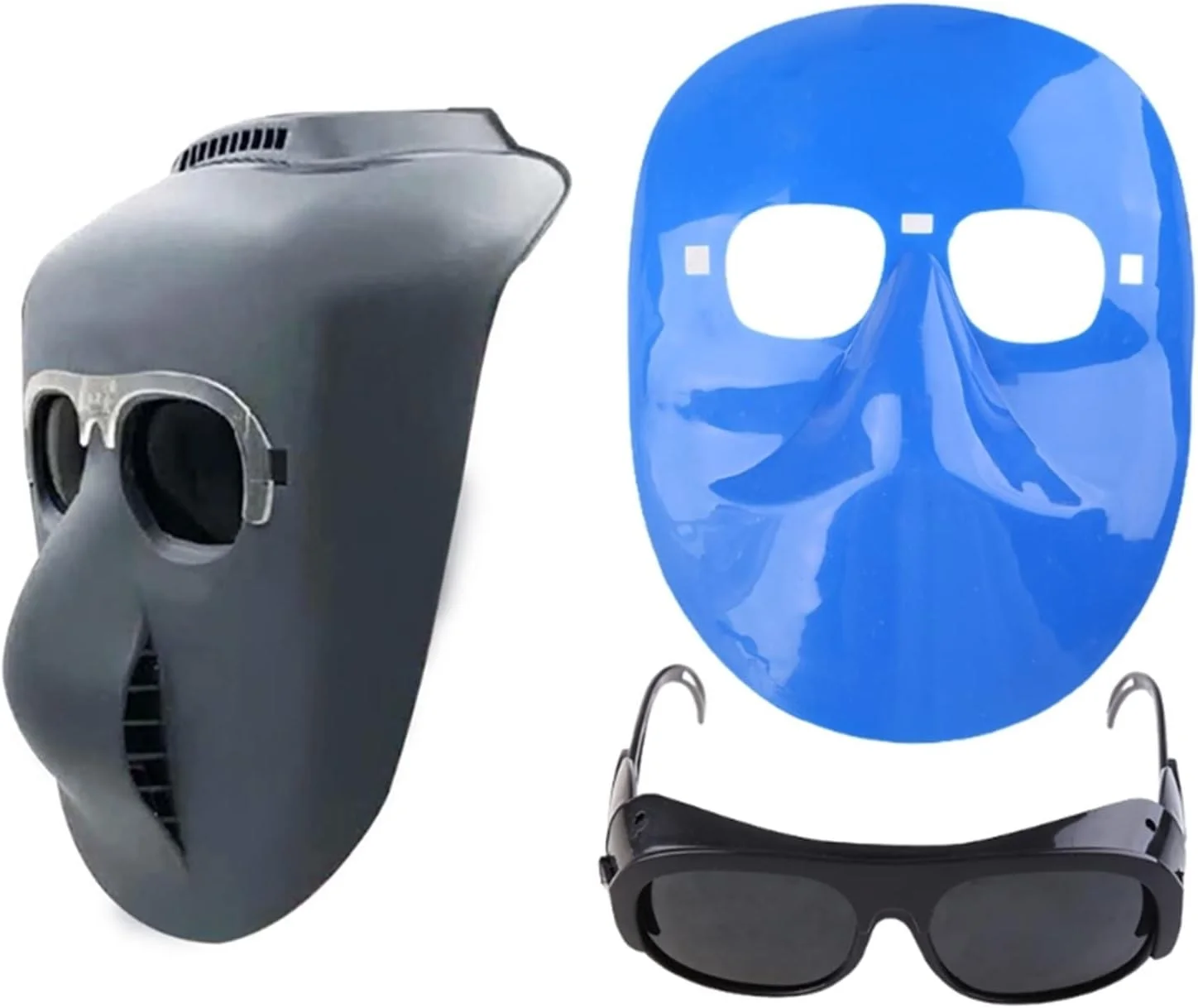 کلاه ایمنی جوشکاری SIMBAE ماسک جوشکاری با کش الاستیک، کلاه نیمه جوشکاری آرگون، محافظ چشم (رنگ: Hortel)