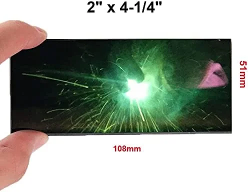 شیشه جوشکاری CanvasGT مشکی، لنز جوشکاری، صفحه فیلتر تیره کننده، شیشه جوشکاری برای ماسک - 3 عدد