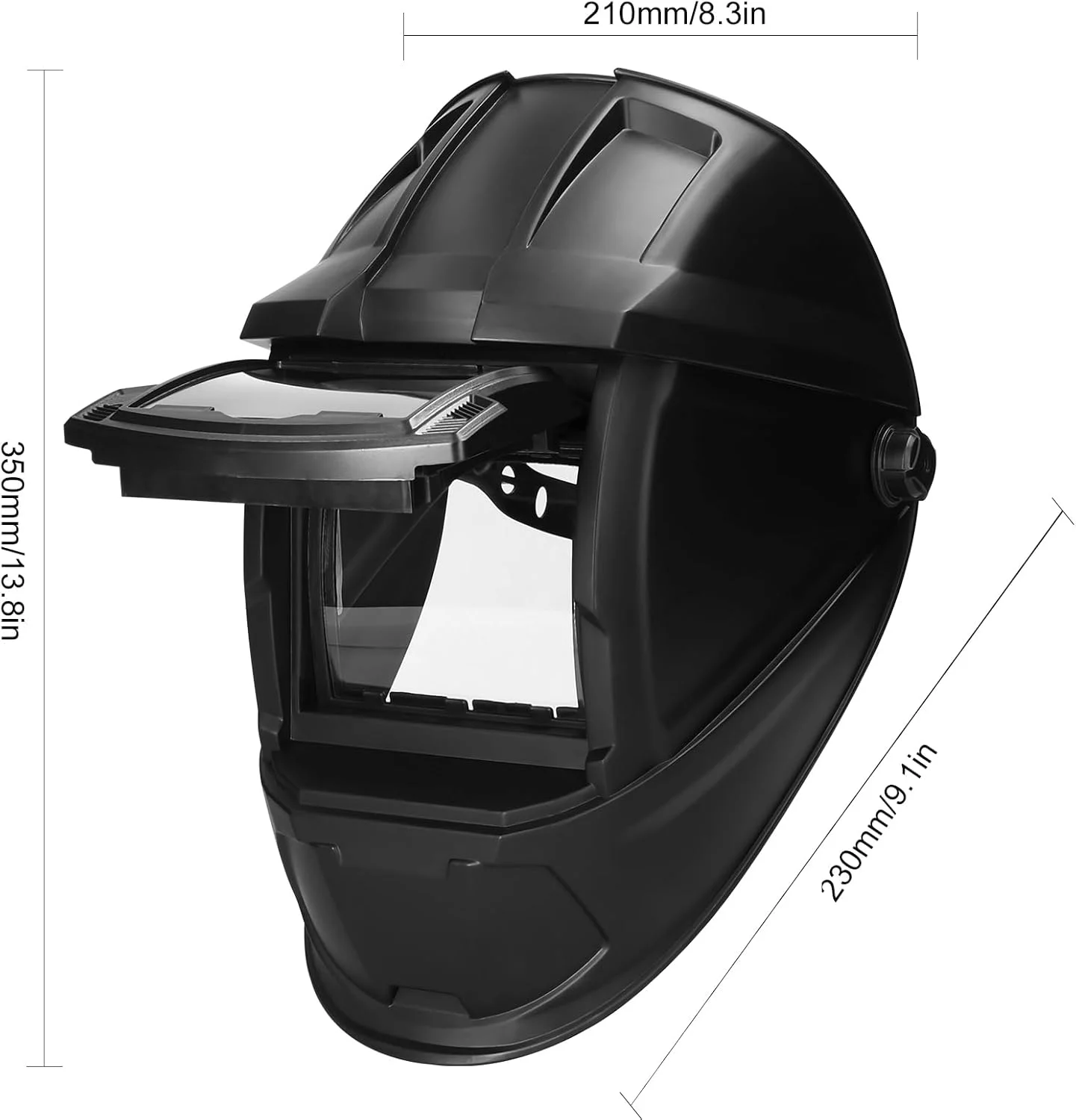 OUNA Arc Welding Mask, Automatic Dimming Welding Mask HeadMounted Welding Helmets Welding Argon Arc Welding Mask Protective Welding Mask