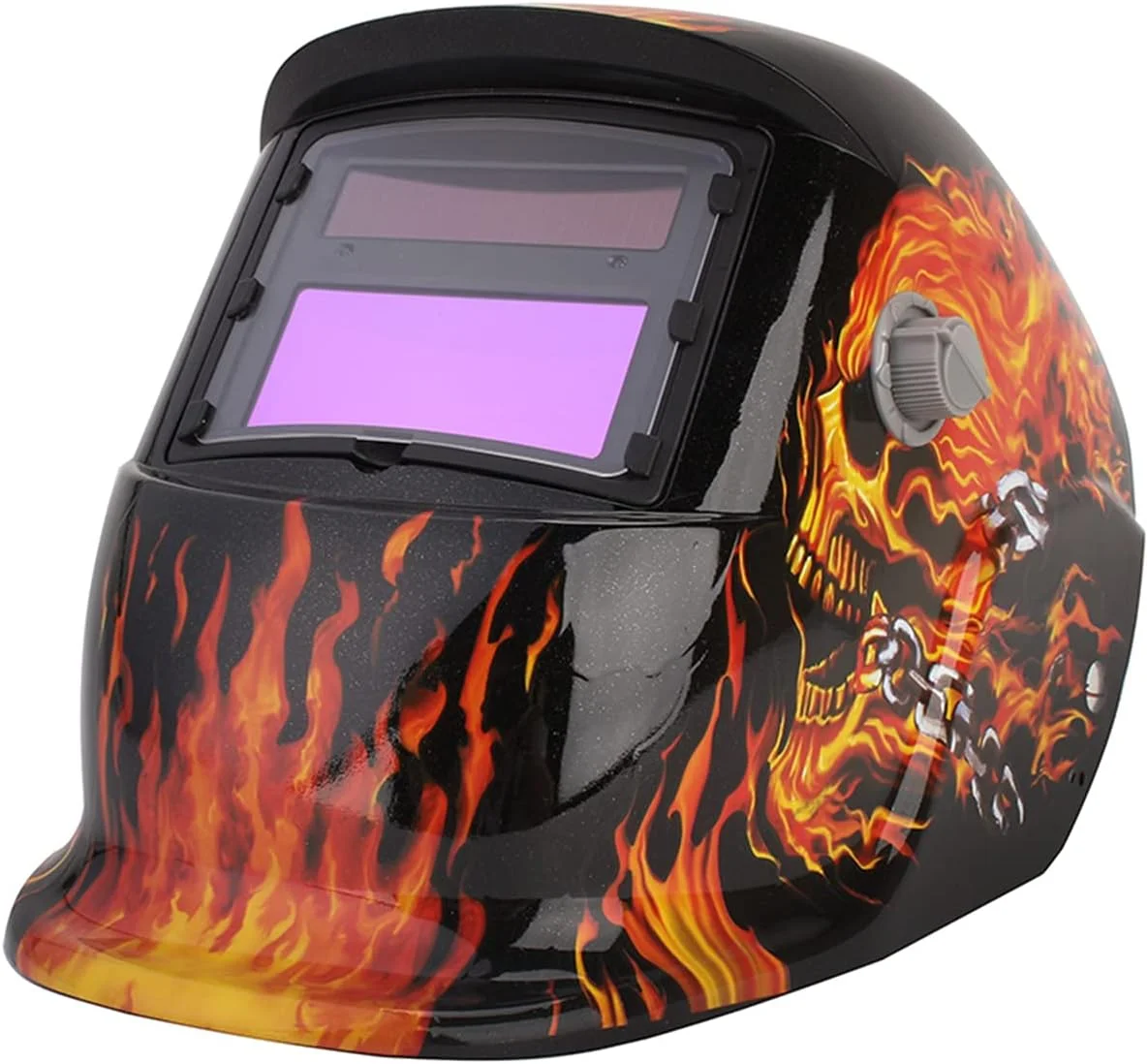 ماسک جوشکاری اتوماتیک با صفحه نمایش بزرگ و قابلیت تنظیم برای جوشکاری MIG، TIG و MMG