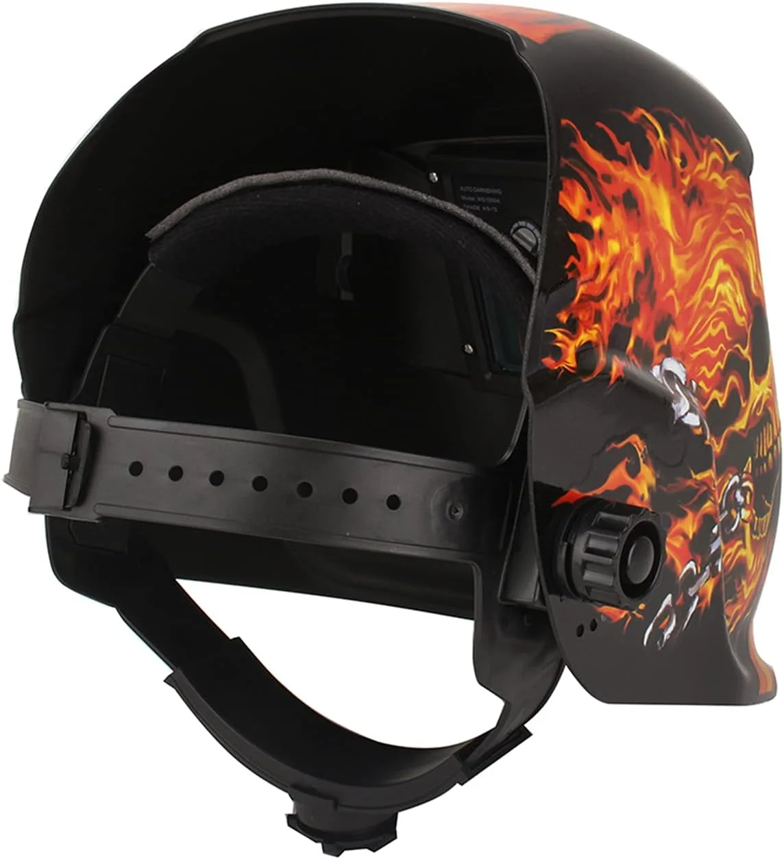 ماسک جوشکاری اتوماتیک با صفحه نمایش بزرگ و قابلیت تنظیم برای جوشکاری MIG، TIG و MMG