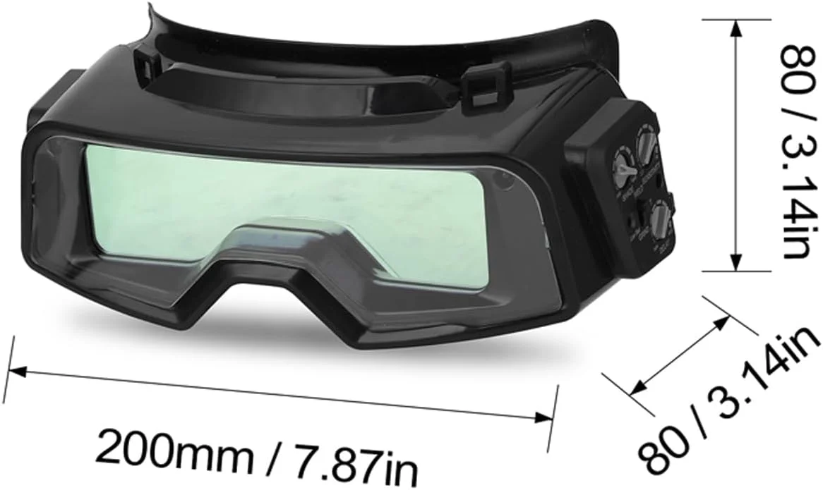 عینک جوشکاری Weytoll ماسک محافظ چشم ماسک چشم جوشکاری با تیرگی خودکار برای عینک جوشکاری حرفه ای TIG MIG MMA