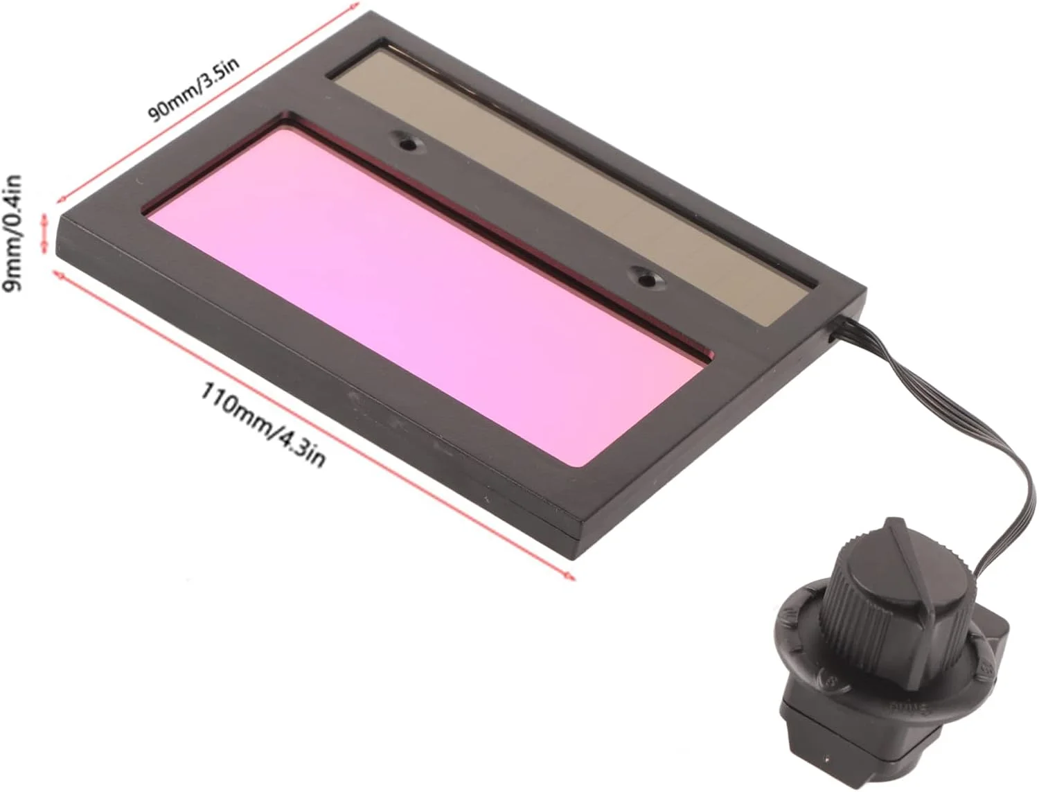 ماسک جوشکاری KooingTech مدل Tx500c با ابعاد 90 * 110 میلی متر، کلاه جوشکاری خورشیدی، ماسک جوشکار با لنز تیره شونده خودکار