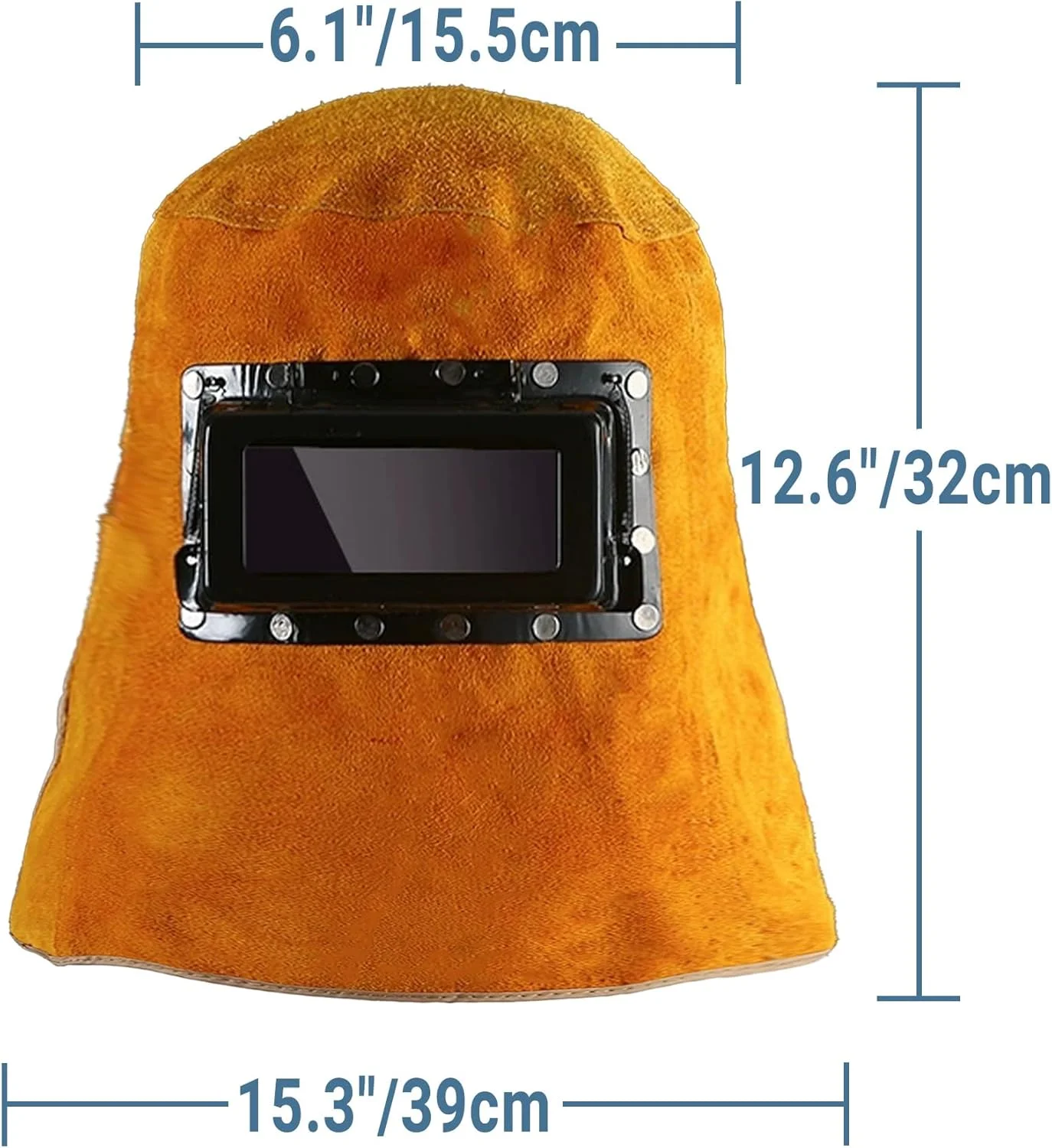 کلاه جوشکاری تمام سر T TOVIA، ماسک جوشکاری چرمی با قابلیت تیره شوندگی خودکار، ماسک جوشکاری مقاوم در برابر تنفس و شعله برای محافظت از جوشکاری