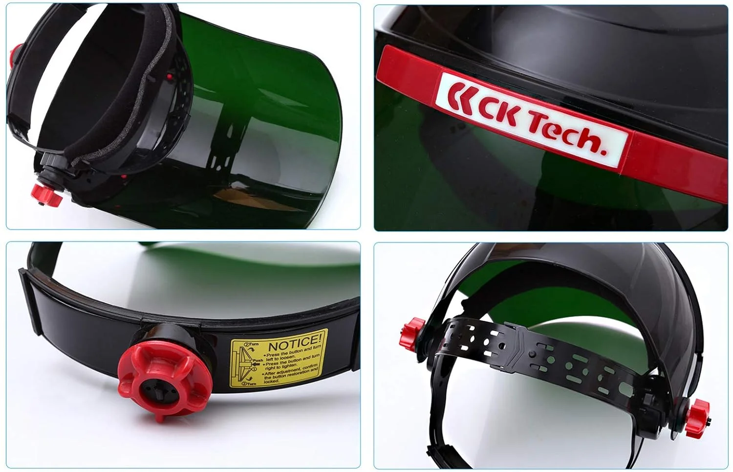 کلاه ایمنی جوشکاری Iwinna، ماسک محافظ صورت ایمنی نصب شده روی سر، ماسک های جوشکاری محافظ UV، کلاه ایمنی برش پلاسما برای جوشکاری قوس آرگون و جوشکاری با گاز محافظ