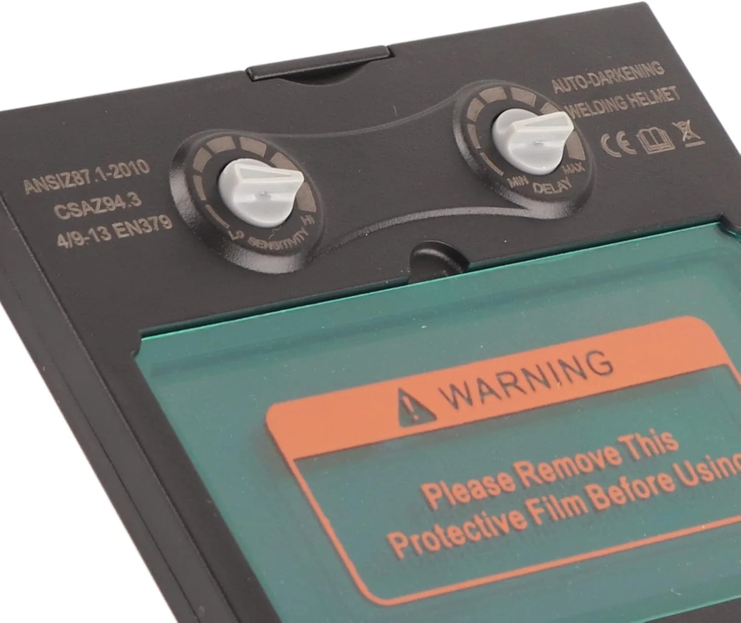 ماسک جوشکاری KooingTech مدل Tx500c با ابعاد 90 * 110 میلی متر، کلاه جوشکاری خورشیدی، ماسک جوشکار با لنز تیره شونده خودکار