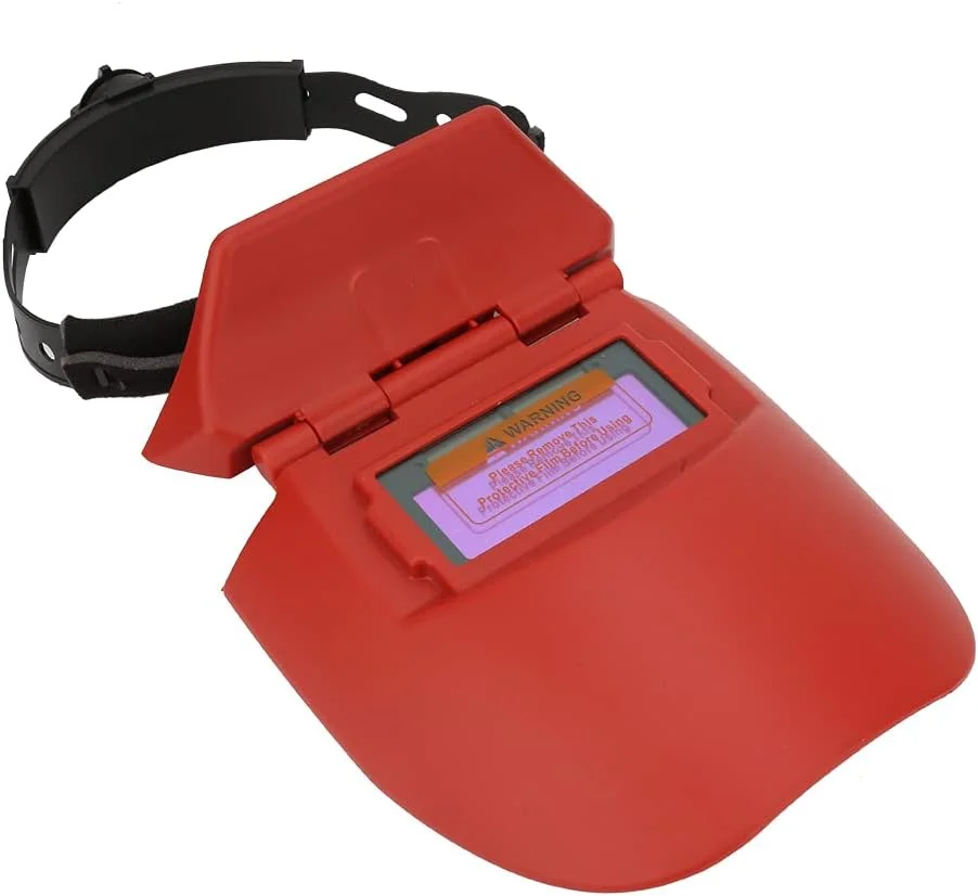 ماسک جوشکاری فوتوالکتریک کلاه جوشکاری نقاب جوشکاری با قابلیت تیره شدن خودکار ماسک صورت جوشکار برای جوشکاری الکتریکی (نارنجی)