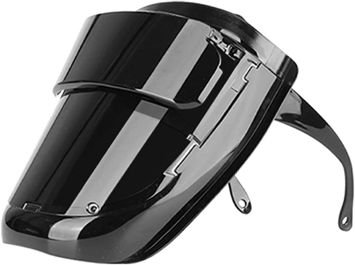 ماسک جوشکاری OUNA، ماسک جوشکاری PC با دید 180 درجه و طراحی پوشیدنی، مقاوم در برابر درجه حرارت بالا، مناسب برای جوشکاری قوس الکتریکی، سنگ زنی و برش