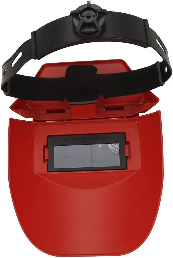 ماسک جوشکاری فوتوالکتریک کلاه جوشکاری نقاب جوشکاری با قابلیت تیره شدن خودکار ماسک صورت جوشکار برای جوشکاری الکتریکی (نارنجی)