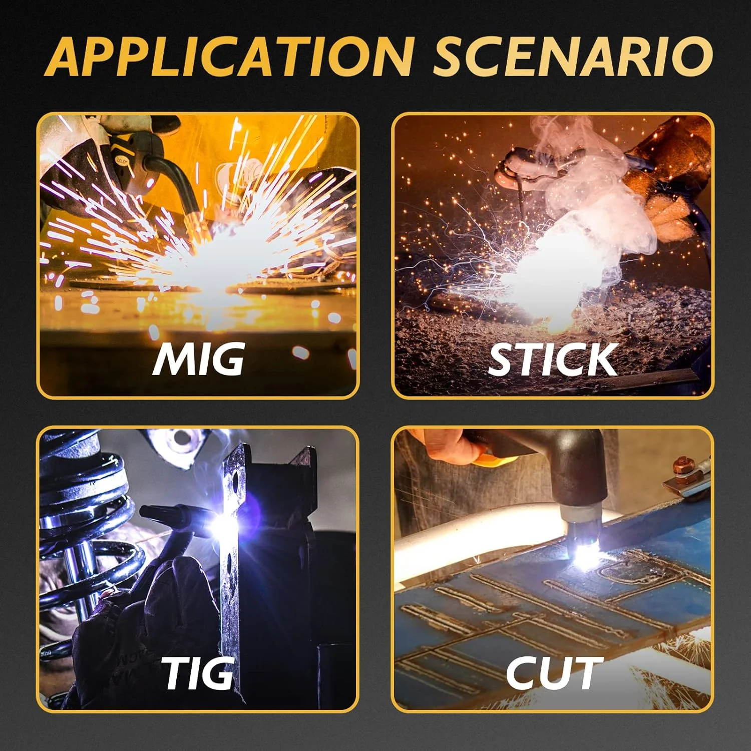 کلاه جوشکاری TOOLIOM با دید بزرگ 3.94"x3.66"، نقاب جوشکاری با تیرگی خودکار رنگ واقعی، سایه با انرژی خورشیدی 4/5-9/9-13، ماسک جوشکار برای جوشکاری تیگ میگ آرک برش پلاسما و سنگ زنی