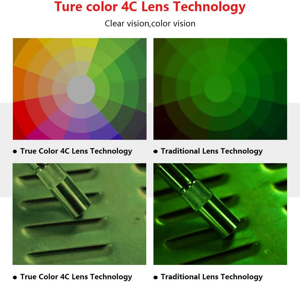 ماسک جوشکاری، ماسک جوشکاری با قابلیت تیره شوندگی خودکار و رنگ واقعی، ماسک جوشکاری با دید گسترده و انرژی خورشیدی، ماسک جوشکاری با 4 سنسور قوس و سایه گسترده 4 تا 5/9-9/13 به همراه لنز جایگزین برای جوشکاری تیگ، میگ، قوس الکتریکی و سنگ زنی