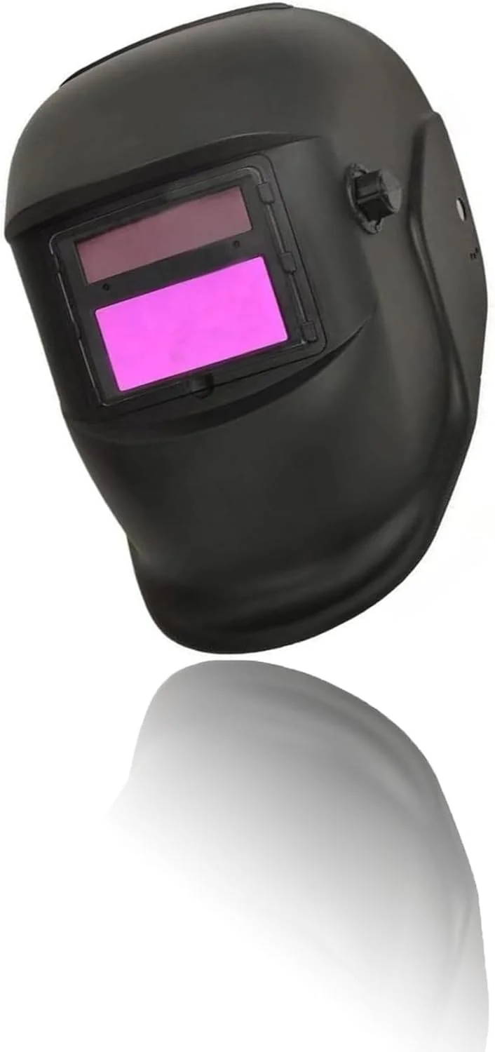 ماسک جوشکاری اتوماتیک با انرژی خورشیدی و صفحه نمایش بزرگ و سایه قابل تنظیم برای جوشکاری TIG، MIG، ARC
