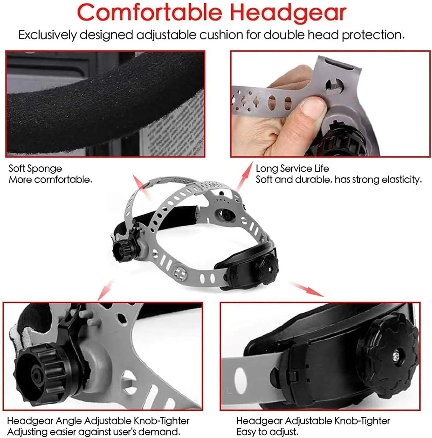 ماسک جوشکاری، ماسک جوشکاری با قابلیت تیره شوندگی خودکار و رنگ واقعی، ماسک جوشکاری با دید گسترده و انرژی خورشیدی، ماسک جوشکاری با 4 سنسور قوس و سایه گسترده 4 تا 5/9-9/13 به همراه لنز جایگزین برای جوشکاری تیگ، میگ، قوس الکتریکی و سنگ زنی