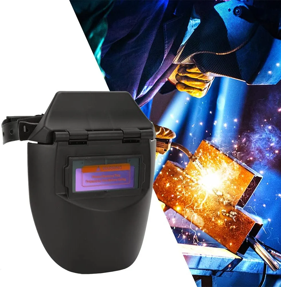 ماسک جوشکاری اتوماتیک با انرژی خورشیدی پیشرفته برای جوشکاری قوس الکتریکی گاز آرگون و تیگ (مشکی)