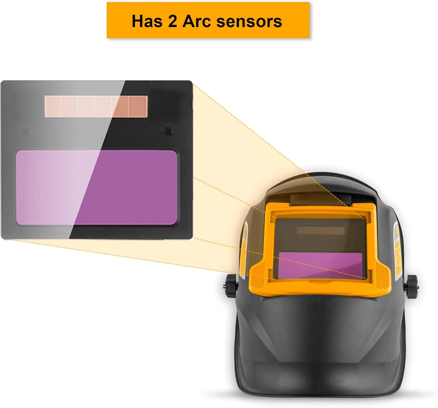 ماسک جوشکاری اتوماتیک اینکو مدل AHM009