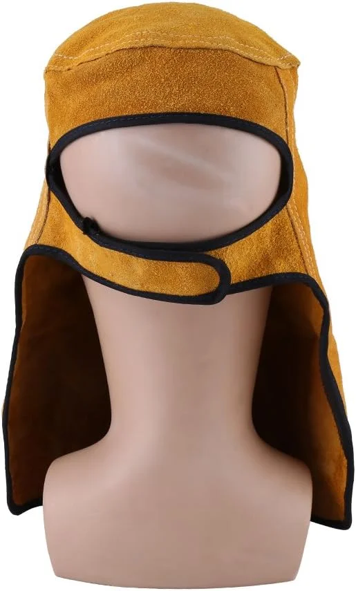 کلاه جوشکاری تیره شونده Eujgoov با لنز و ماسک جوشکاری چرمی برای کارگران جوشکاری